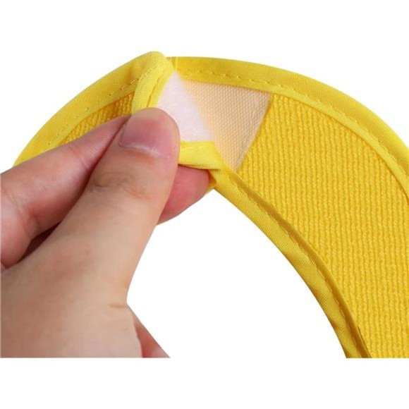 12 Pack Terry Drool Cotton Bibs, Unisex Baby Bibs with Fiber Filling Waterproof - Picture 6 of 7